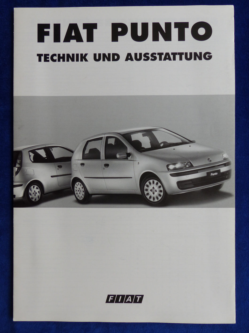 Fiat Punto HGT - Daten & Ausstattungen MJ 2000 - Prospekt Brochure 09.1999