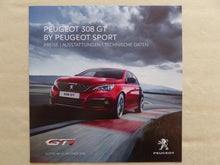 Lade das Bild in den Galerie-Viewer, Peugeot 308 GTi Sport - Preisliste MJ 2019 - Prospekt Brochure 10.2018
