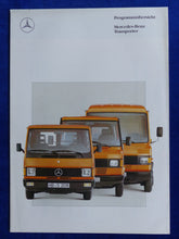 Lade das Bild in den Galerie-Viewer, Mercedes-Benz Transporter Programmübersicht - Poster Prospekt Brochure 04.1991
