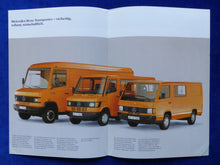 Lade das Bild in den Galerie-Viewer, Mercedes-Benz Transporter Programmübersicht - Poster Prospekt Brochure 04.1991
