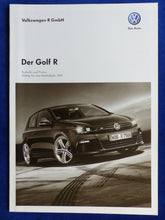 Lade das Bild in den Galerie-Viewer, VW Golf R - Golf VI 2.0 Turbo 270 PS MJ 2011 - Prospekt + Preisliste 05.2010
