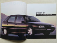 Lade das Bild in den Galerie-Viewer, Citroen ZX Reflex Avantage Aura Volcane MJ 1992 - Prospekt Brochure 07.1991
