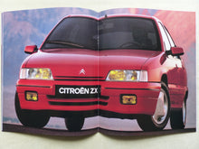 Lade das Bild in den Galerie-Viewer, Citroen ZX Reflex Avantage Aura Volcane MJ 1992 - Prospekt Brochure 07.1991

