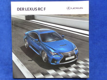 Lade das Bild in den Galerie-Viewer, Lexus RC F Advantage Carbon MJ 2016 - Prospekt Brochure 09.2015
