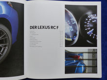 Lade das Bild in den Galerie-Viewer, Lexus RC F Advantage Carbon MJ 2016 - Prospekt Brochure 09.2015
