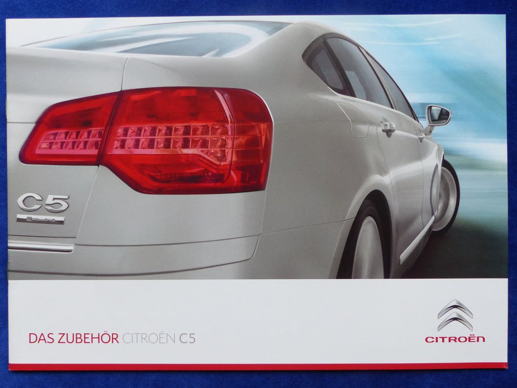 Citroen C5 Zubehör MJ 2011 - Prospekt Brochure 07.2010