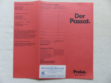 Lade das Bild in den Galerie-Viewer, VW Passat Variant Typ B1 - Preisliste - Prospekt Brochure 04.1975 - car-brochure
