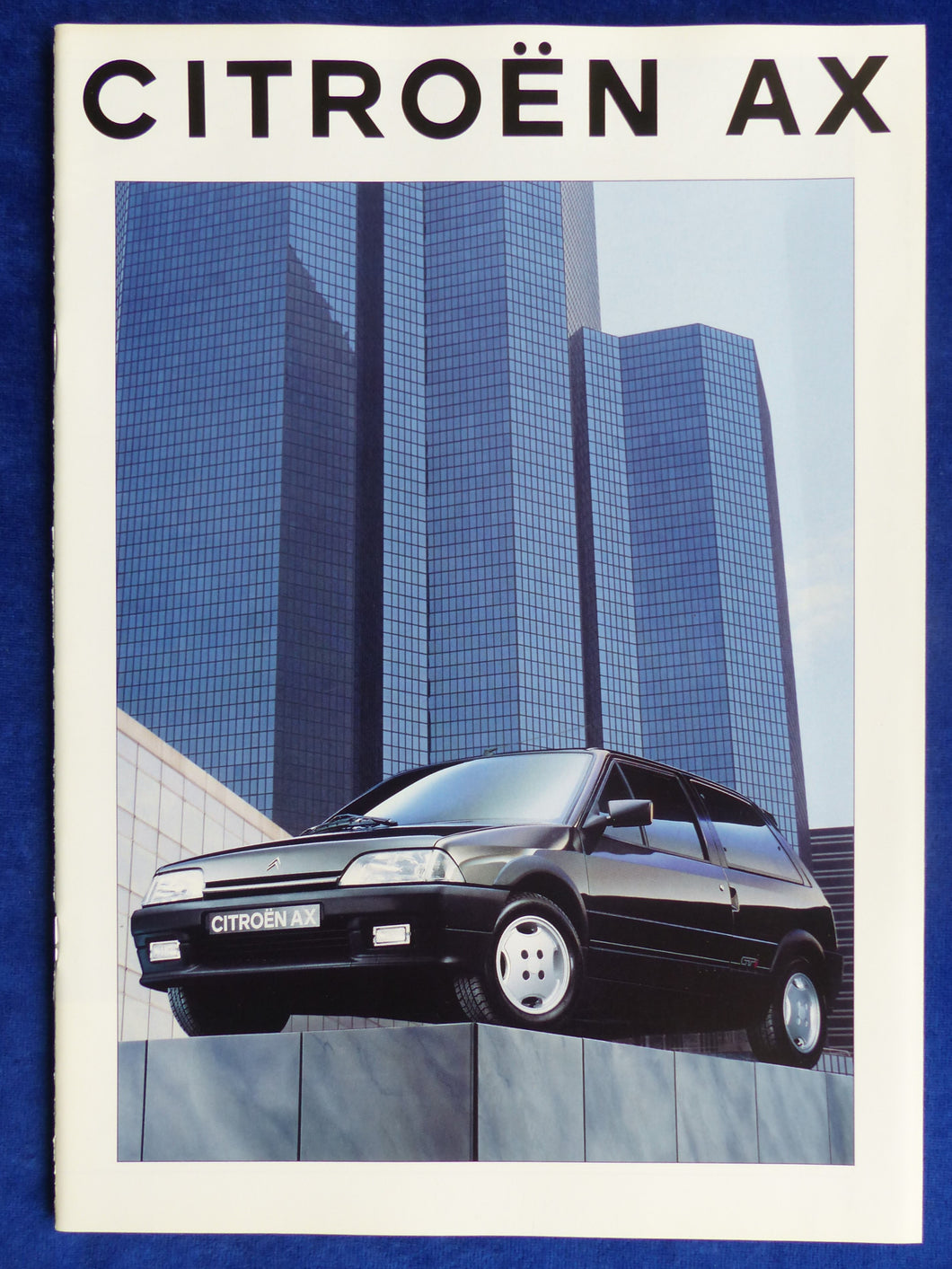 Citroen AX First Furio GTI MJ 1994 - Prospekt Brochure 08.1993