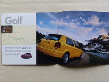 Lade das Bild in den Galerie-Viewer, VW model range 1988 - Golf GTI Cabrio Jetta Passat V6 - Prospekt Brochure 1997 Canada
