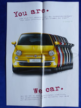 Lade das Bild in den Galerie-Viewer, Fiat 500 - Poster 98x67 cm - Prospekt Brochure 02.2008
