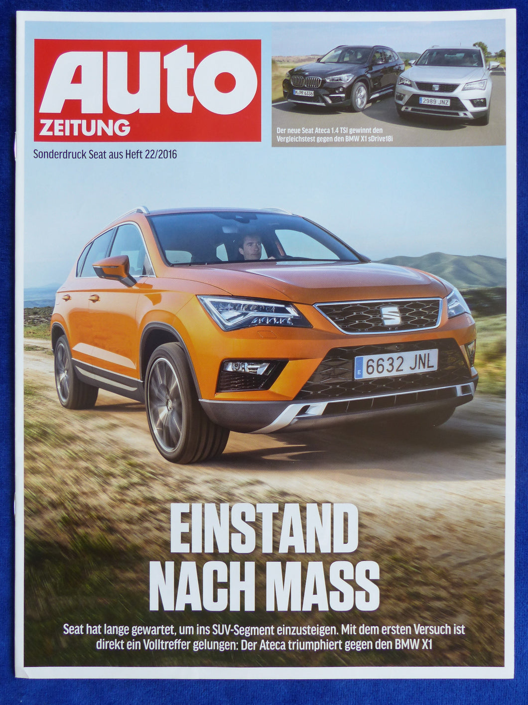 Seat Ateca 1.4 vs BMW X1 - Vergleichstest - Sonderdruck AutoZeitung 22/2016