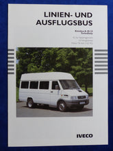 Lade das Bild in den Galerie-Viewer, Iveco Bus Linienbus Kleinbus Turbo Daily A 40.10 - Prospekt Brochure 90er
