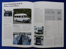 Lade das Bild in den Galerie-Viewer, Iveco Bus Linienbus Kleinbus Turbo Daily A 40.10 - Prospekt Brochure 90er
