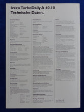 Lade das Bild in den Galerie-Viewer, Iveco Bus Linienbus Kleinbus Turbo Daily A 40.10 - Prospekt Brochure 90er
