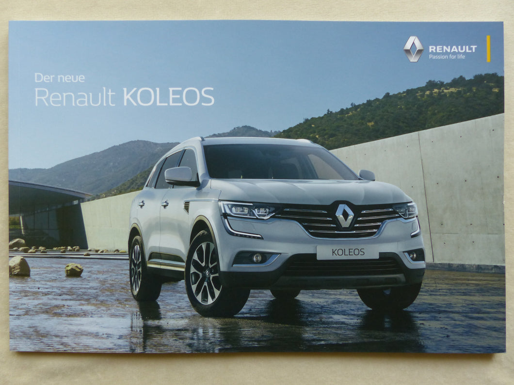 Renault Koleos Initiale Paris MJ 2019 - Prospekt Brochure 05.2018
