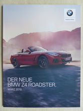 Lade das Bild in den Galerie-Viewer, BMW Z4 Roadster M40i G29 First Edition - Prospekt Preisliste Brochure 03.2019
