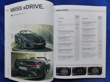 Lade das Bild in den Galerie-Viewer, BMW 8er Cabrio M850i Typ G14 MJ 2019 - Prospekt Preisliste Brochure 11.2018
