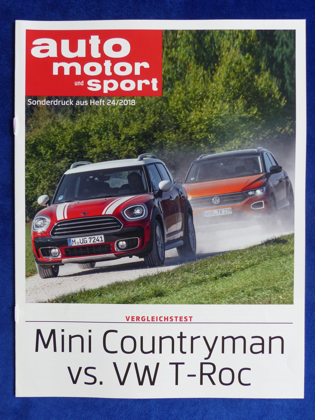 Mini Countryman vs VW T-Roc - Vergleichstest - Sonderdruck ams Heft 24/2018