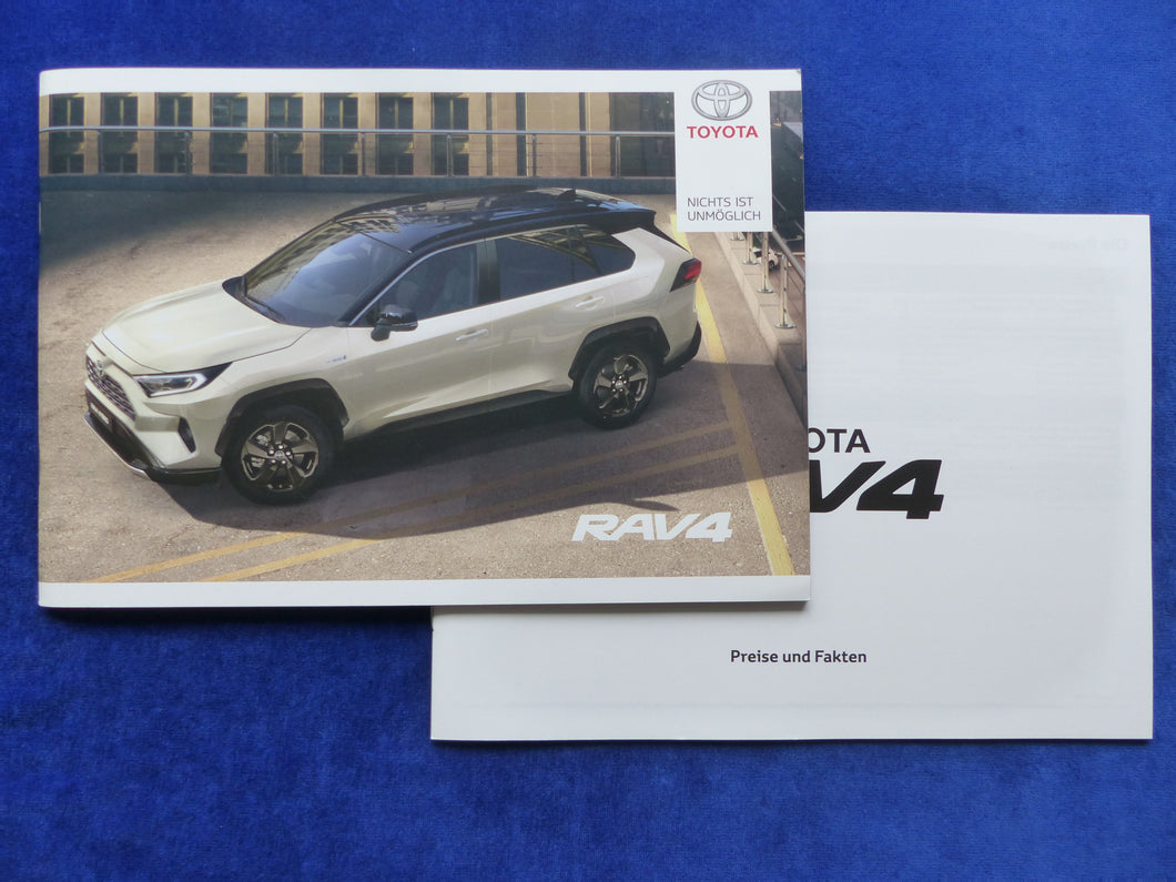 Toyota RAV4 Hybrid SUV Business MJ 2019 - Prospekt Brochure + Preisliste 01.2019