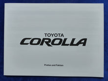 Lade das Bild in den Galerie-Viewer, Toyota Corolla Business Edition - Preisliste MJ 2020 - Prospekt Brochure 04.2019
