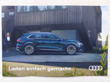 Lade das Bild in den Galerie-Viewer, Audi e-tron Elektroauto - Laden einfach gemacht - Prospekt Brochure 02.2019
