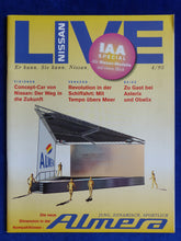 Lade das Bild in den Galerie-Viewer, Nissan Magazin IAA Special 4/1995 - Almera 200 SX Terrano Freeway Studie CQ-X
