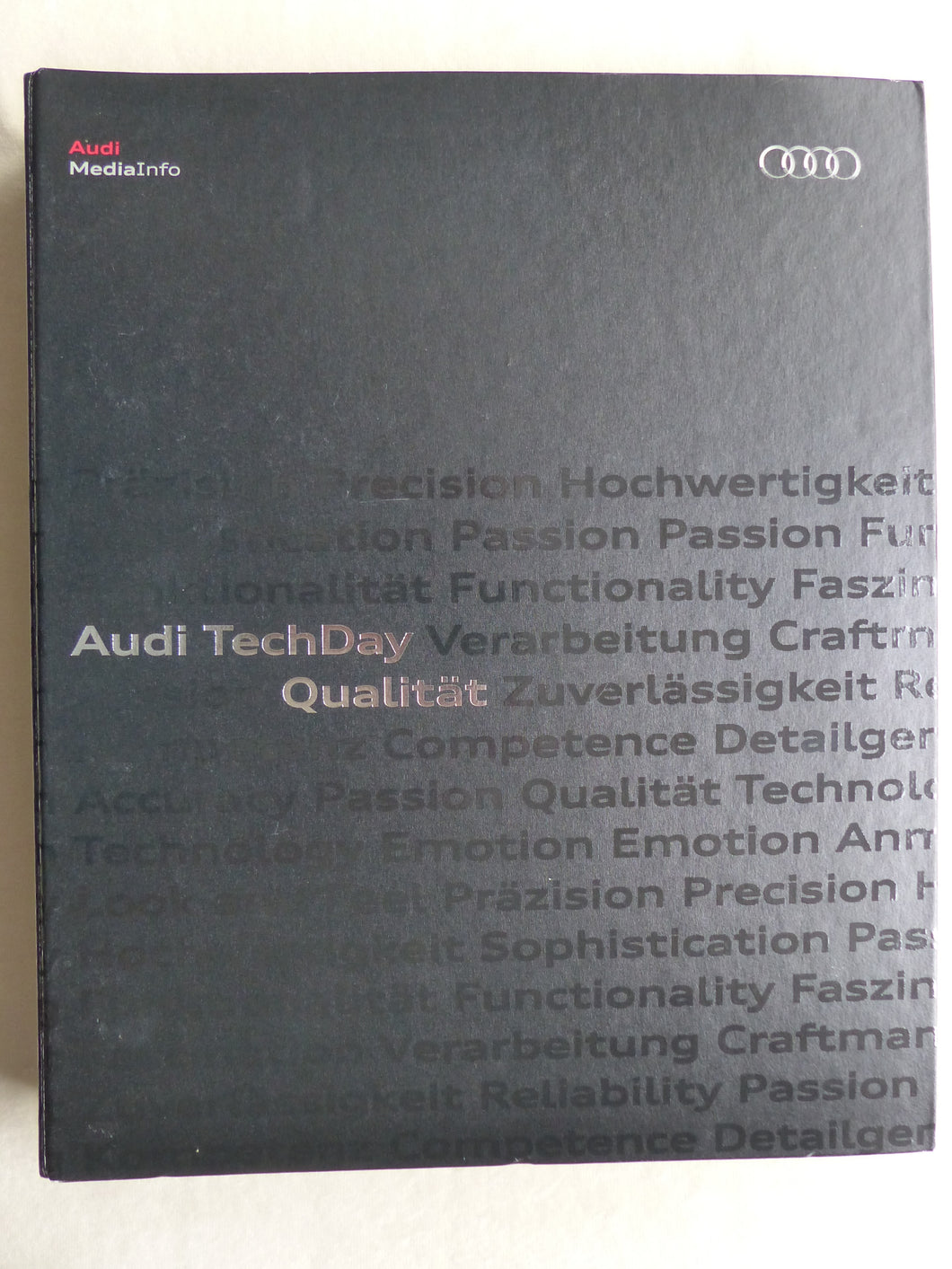 Audi TechDay Qualität A4 A6 Q5 - Media-Info Pressemappe CD-Rom Press-Kit 06.2009