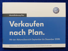 Lade das Bild in den Galerie-Viewer, VW intern Absatzförderung 2009 Polo Golf Passat Eos - Prospekt Brochure 08.2008
