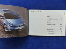 Lade das Bild in den Galerie-Viewer, VW Golf Verkäufer-Information intern Vorteile 2009 - Prospekt Brochure 08.2008
