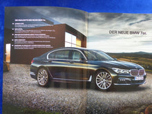 Lade das Bild in den Galerie-Viewer, BMW 7er 750i 740d 740e Typ G11 MJ 2016 - Hochglanz Prospekt Brochure 02.2015
