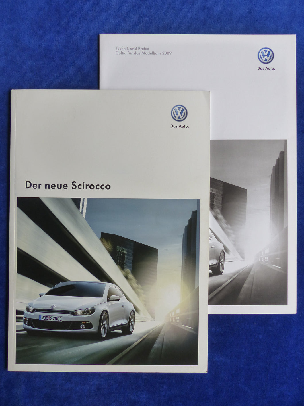 VW Scirocco MJ 2009 - Prospekt Brochure + Preisliste 06.2008