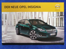 Lade das Bild in den Galerie-Viewer, Opel Insignia Limousine &amp; Sports Tourer MJ 2014 - Prospekt Brochure 06.2013
