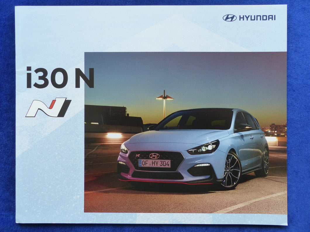 Hyundai i30 N Performance 275 PS MJ 2018 - Prospekt Brochure 03.2018