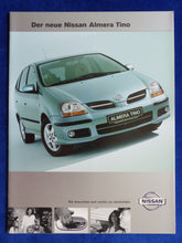 Lade das Bild in den Galerie-Viewer, Nissan Almera Tino - Preview Prospekt Brochure 04.2000 - car-brochure
