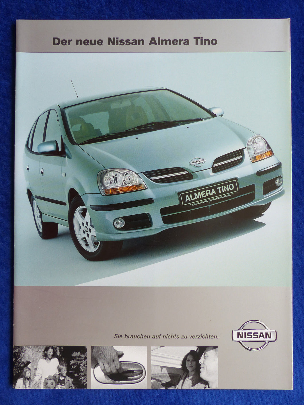 Nissan Almera Tino - Preview Prospekt Brochure 04.2000 - car-brochure