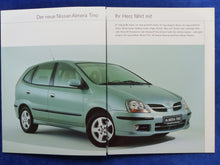 Lade das Bild in den Galerie-Viewer, Nissan Almera Tino - Preview Prospekt Brochure 04.2000 - car-brochure
