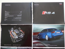 Lade das Bild in den Galerie-Viewer, Audi RS 4 quattro Limousine Typ B7 - Poster Prospekt Brochure 2005 - car-brochure
