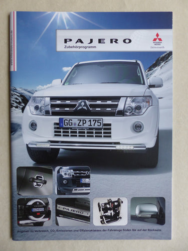 Mitsubishi Pajero - Zubehör - Prospekt Brochure 03.2013 - car-brochure