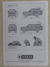 Lade das Bild in den Galerie-Viewer, Nissan Patrol GR Station - Prospekt Brochure + Daten &amp; Ausstattungen 02.1992
