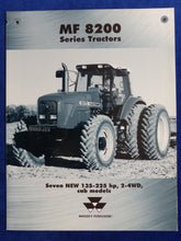 Lade das Bild in den Galerie-Viewer, Massey Ferguson MF 8200 Tractors - US-Prospekt Brochure 08.1999 USA
