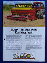 Lade das Bild in den Galerie-Viewer, Väderstad Rapid 400 Kombisämaschine - Prospekt Brochure 02.1992
