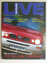 Lade das Bild in den Galerie-Viewer, Nissan LIVE Magazin 3/1996 - Skyline GT-R Almera GTi Serena Diesel Terrano II
