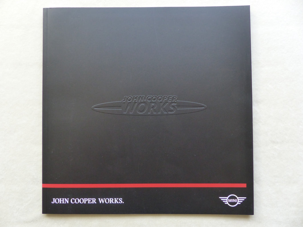 Mini JCW John Cooper Works 3-Türer Cabrio - Prospekt Brochure 03.2019