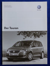 Lade das Bild in den Galerie-Viewer, VW Touran - Daten &amp; Ausstattungen MJ 2008 - Prospekt Brochure 10.2007
