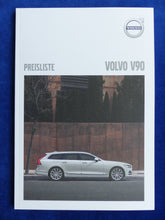 Lade das Bild in den Galerie-Viewer, Volvo V90 Cross Country - Preisliste MJ 2020 - Prospekt Brochure 03.2019 - car-brochure
