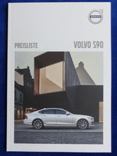 Lade das Bild in den Galerie-Viewer, Volvo S90 Plug-In Hybrid - Preisliste MJ 2020 - Prospekt Brochure 06.2019
