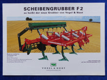 Lade das Bild in den Galerie-Viewer, Vogel &amp; Noot VN Scheibengrubber F2 Euro-Grubber EGF 4 - Prospekt Brochure
