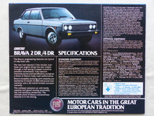 Lade das Bild in den Galerie-Viewer, Fiat 1981 Brava - Poster - US-Prospekt Brochure 08.1980 USA
