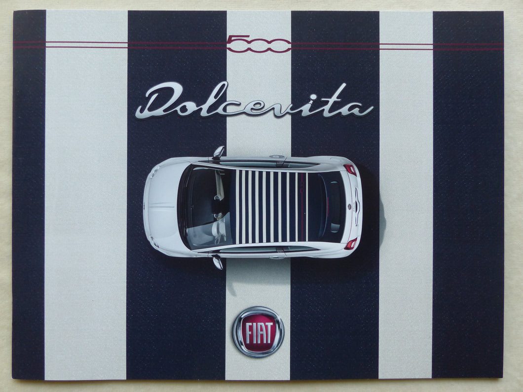 Fiat 500 Dolcevita Sondermodell MJ 2020 - Prospekt Brochure 07.2019