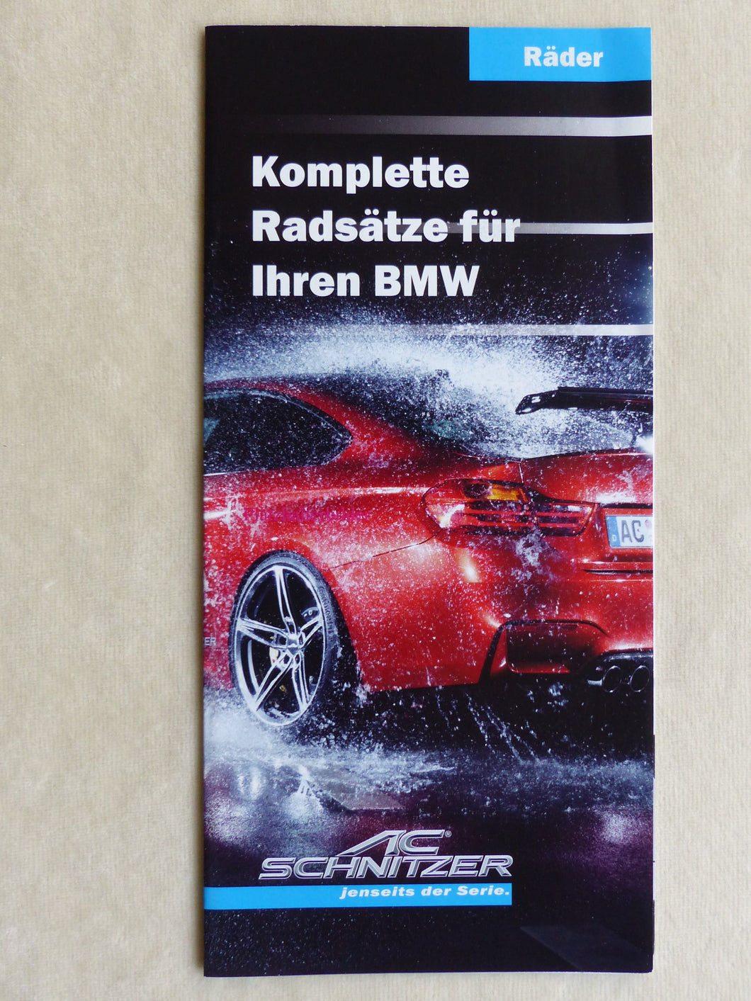AC Schnitzer Alufelgen für BMW 3er GT M2 M4 M5 X5 X6 - Prospekt Brochure 05.2017